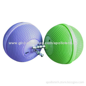 Mini Portable Speakers, Mobile Phone Used, Made of Plastic Material, 500mAh Capacity, Balloon Shaped